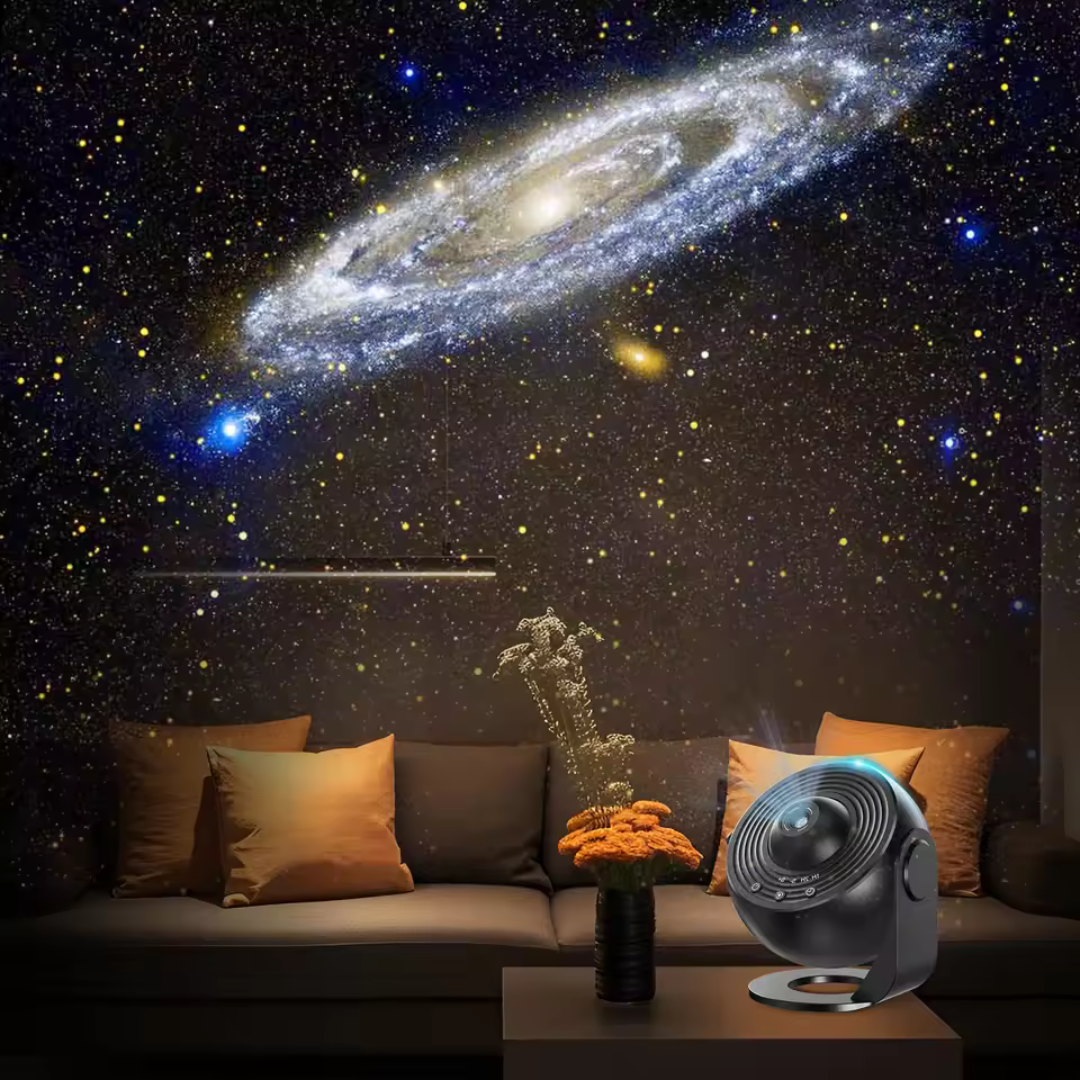 Proyector de Galaxia Para planetario, luz nocturna de cielo estrellado realista, Sistema Solar, luna de constelación para dormitorio de niños